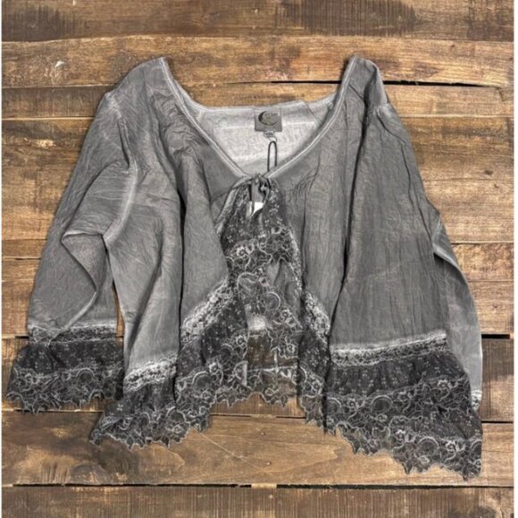 NEW NWT Jaded Gypsy Alluring Romance Bloomers and Jacket Charcoal Size O/S - Picture 3 of 3